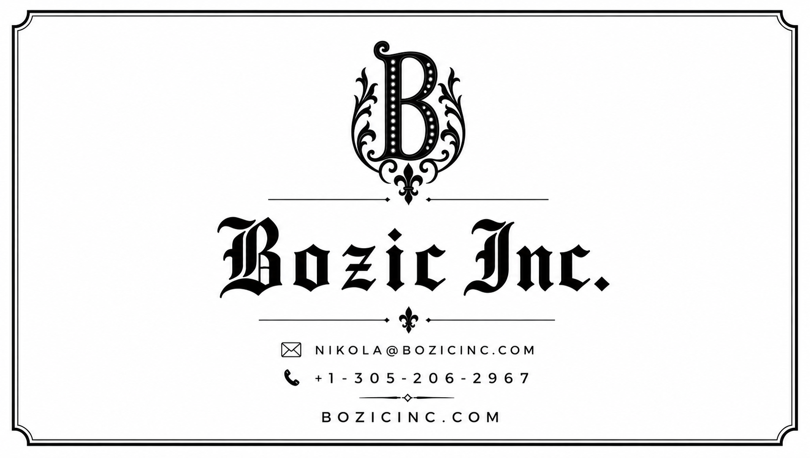 Bozic Inc.